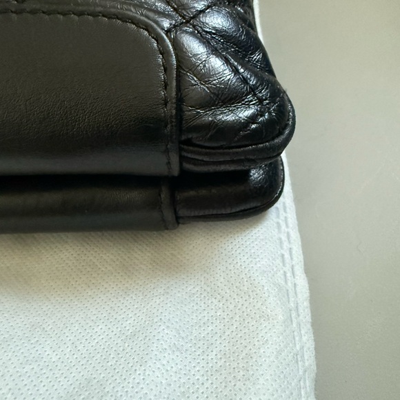 Chanel Karl Lagerfield Perfect Edge II Black Quilted Flap Bag - Picture 12 of 13